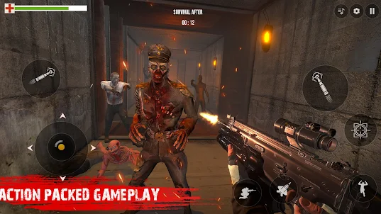 Sniper 3D Zombie: 枪战游戏 狙击手射击