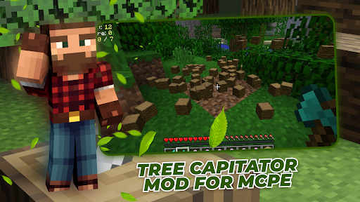 Android application Tree Capitator Mod for MCPE screenshort