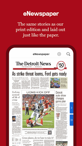 Screenshot of The Detroit News: Local News