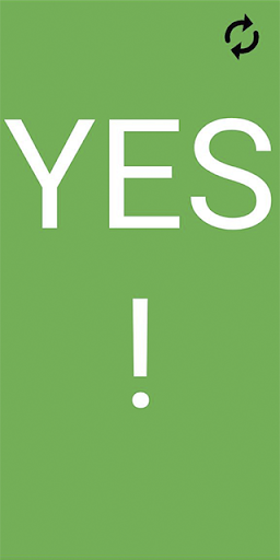 Android application Decision YES/NO screenshort