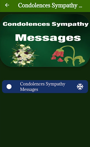Condolences Sympathy Messages Screen 3