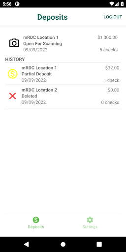 Heartland Bank Business mRDC Screen 2
