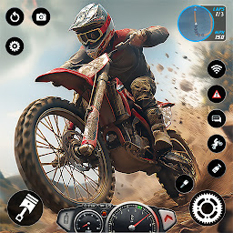 תמונת סמל משחקי Motocross mx Dirt Bike