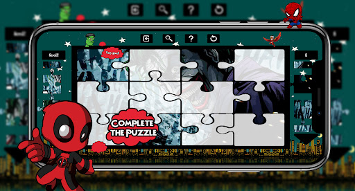 Superhero Puzzle Screen 3