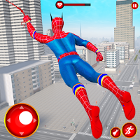 Flying Robot Speed Superhero City Rescue Mission