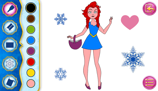 Queen dress up in frozen land screenshots 16