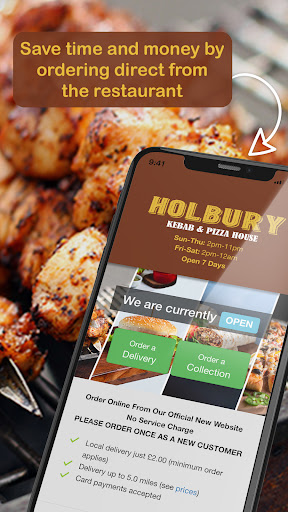 Android application Holbury Kebab & Pizza House screenshort