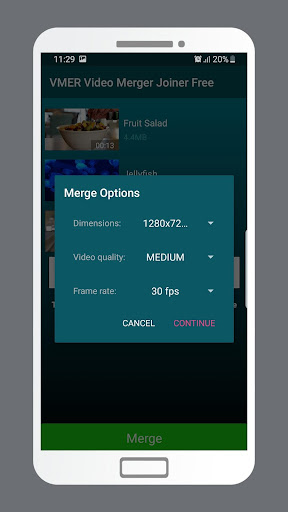 Screenshot of VMER Video Merger Joiner