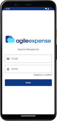 Android application Agile Expense screenshort