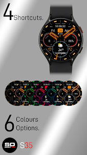 S35 Realistic Neon Watchface