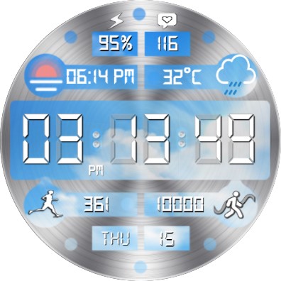 N_SPORT631 BlockLife WatchFace screenshot 13