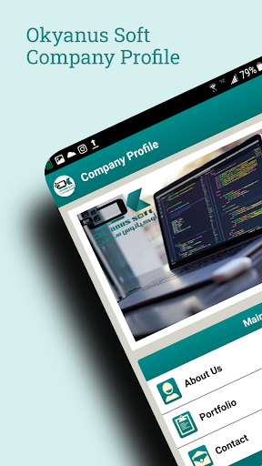 Android application Okyanus Soft Profile screenshort