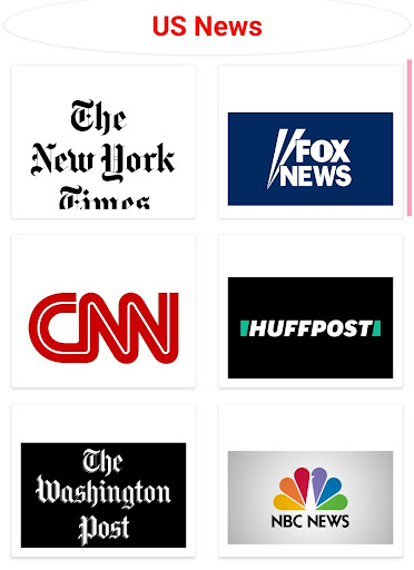 Android application US News All USA Newspapers screenshort