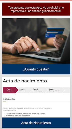 Acta de Nacimiento - Enlaces