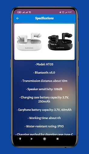 LENOVO HT05 TWS Guide