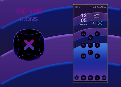 Screenshot of The Void Icon Pack