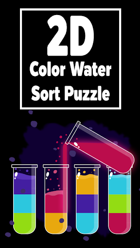 Android application Color Water 2D Sort Puzzle screenshort