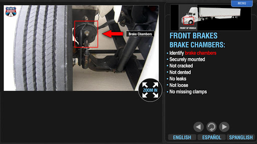 CDL Pre Trip Inspection Class Screen 3