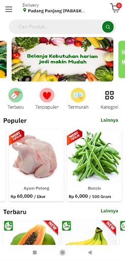Android application Sayurmayur.id - Belanja Harian screenshort