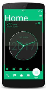 Analog Clock Launcher - App lock, Hide App 9.0 APK screenshots 11