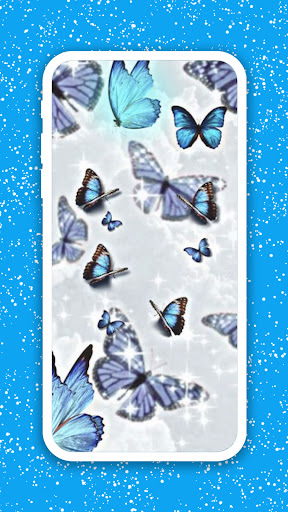 Blue Butterfly Wallpaper