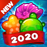 Jelly Fish Crush Mania: 2020 Match 3 Game Free New icon