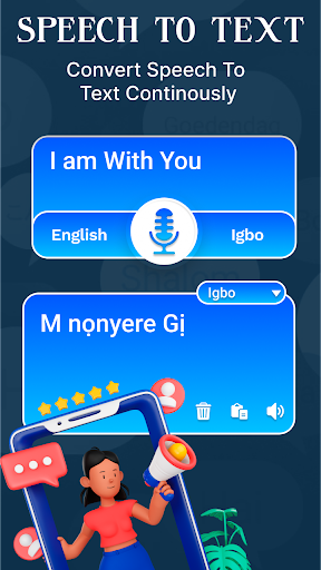 Android application English to Igbo Translator screenshort