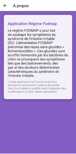 Régime Fodmap Screen 2