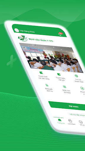 Android application Bệnh Viện Quân Y 175 screenshort