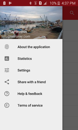 Android application Trek Lebanon screenshort