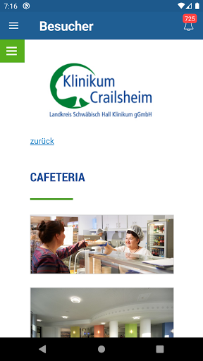 Klinikum Crailsheim Screen 3