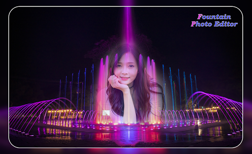 Android application Water Fountain Photo Frames screenshort