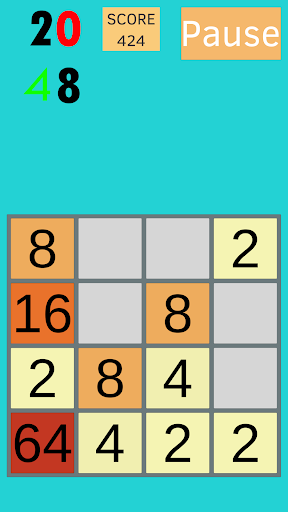 Android application Classic 2048 screenshort