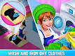 screenshot of Laundry Shop Washing Games Sim