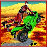 SuperHero Moto Bike Lava Impossible Tracks 3D 2018 icon