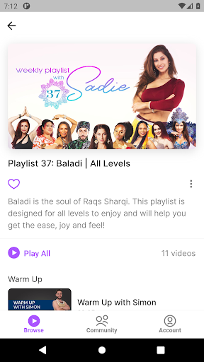 Raqs Online Dance & Fitness Screen 3