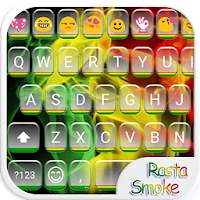 Rasta Smoke Emoji Keyboard