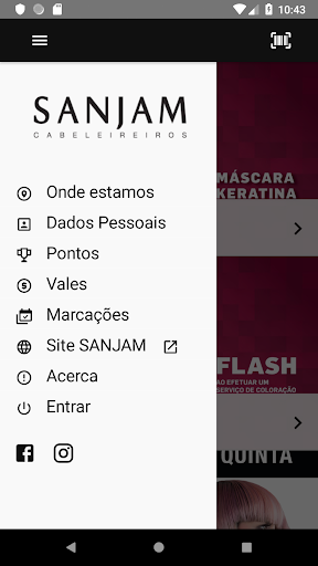 SANJAM Cabeleireiros Screen 3