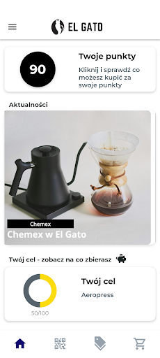 Android application El Gato Cafe Club screenshort