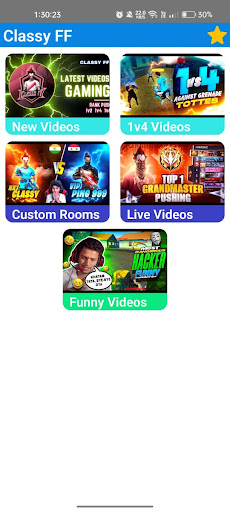 Classy FF App Screen 2