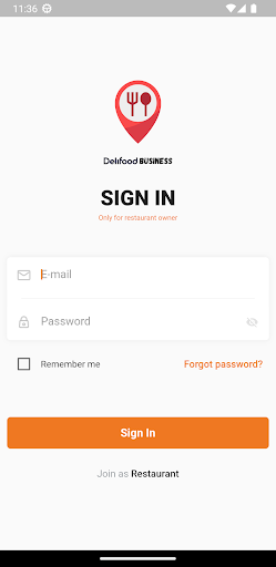 Delifood Business Screen 3