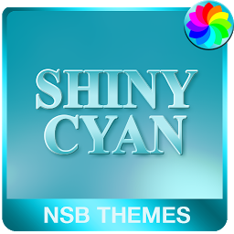 「Shiny Cyan Theme for Xperia」のアイコン画像