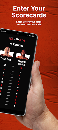 Box.Live - Boxing Schedule Screen 3