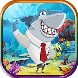 Shark vs Fish Aquarium Connect Match Four In A Row icon