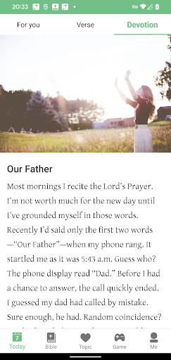 Bible NLT - Bible Topic Screen 3