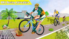 レーシング 自転車 冒険 22： サイクル ゲームのおすすめ画像1