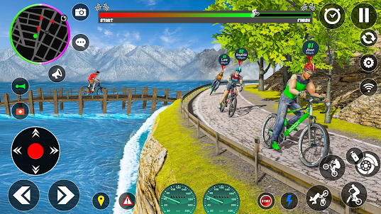 Play Offroad BMX Rider: Cycle Game Online for Free on PC & Mobile