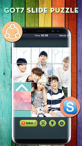 Challenge Got7 Slide Puzzle Screen 3