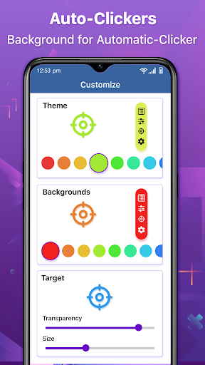 Android application Auto clickers Automate clicks screenshort
