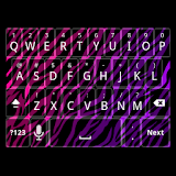 Girly Zebra Keyboard Skin icon